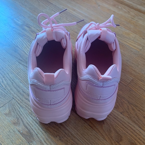 PINK PLATFORM SNEAKERS - Picture 4 of 5